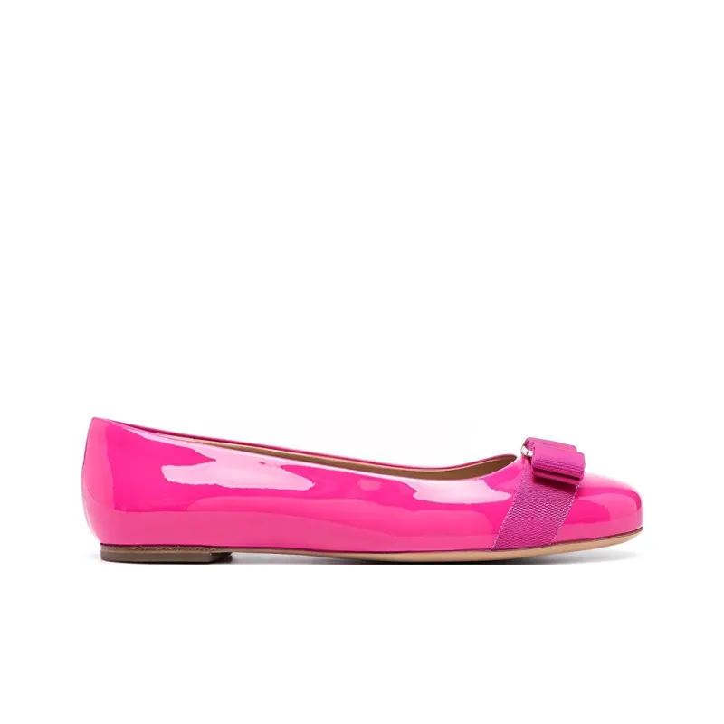 FERRAGAMO Varina Women's Casual Shoes Women's Pink Purple-1