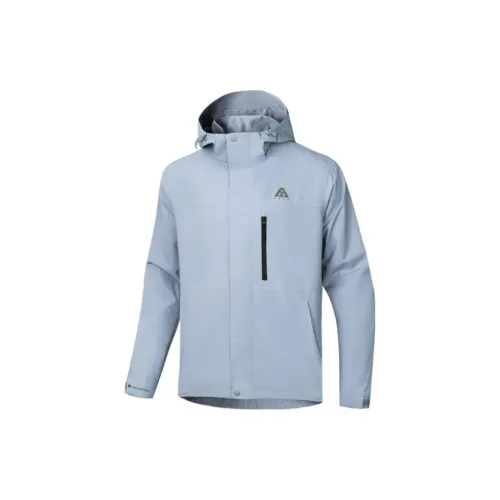 ANTA Variety Training Collection Windbreaker Jackets Unisex Misty Gray