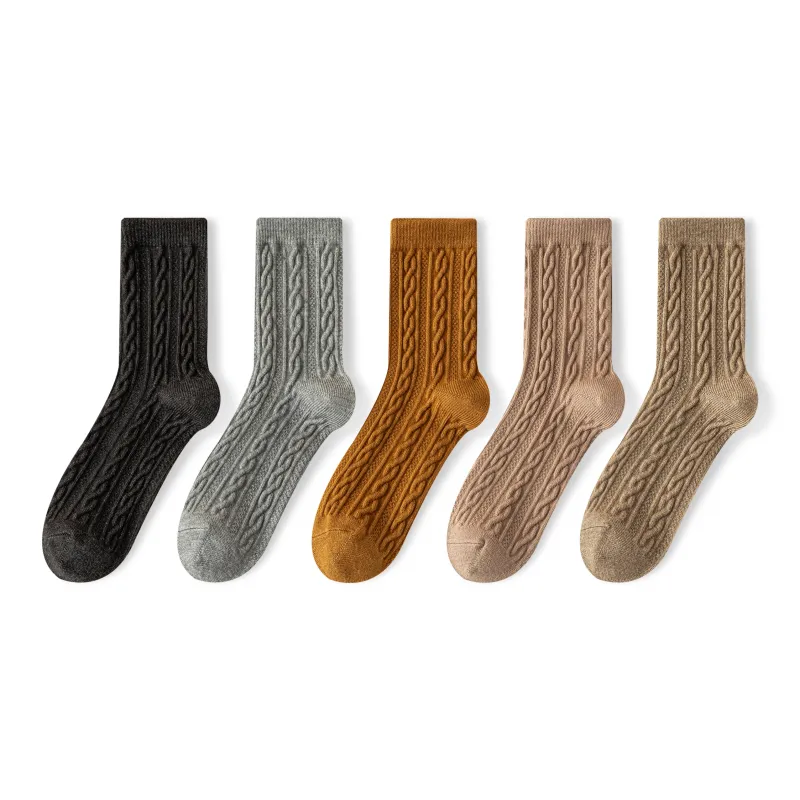MIIOW Fruit Printing Series Mid Calf Socks Unisex Combo Set-14