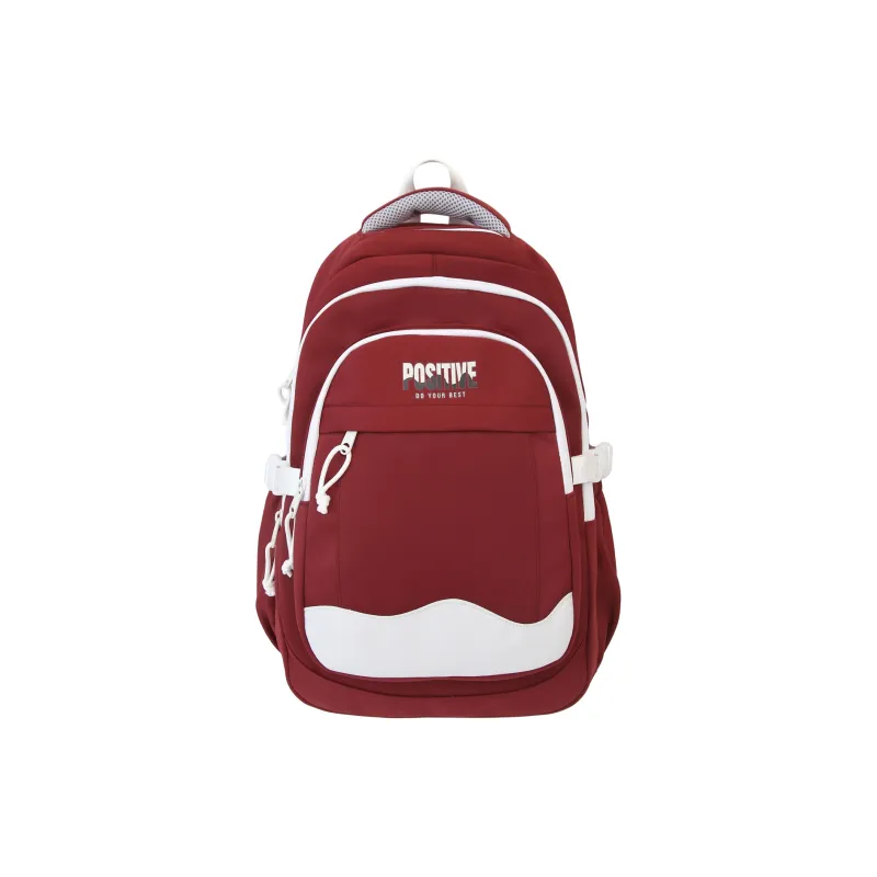BAODIDAISHU Nylon Water Resistant Backpack Laptop Bag Women's Multicolor-2