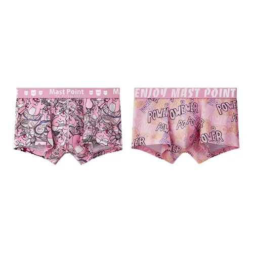 Mast Point Mast Point × Couple Underwear Underpants Men's Pink Party Collection With Gift Box Set