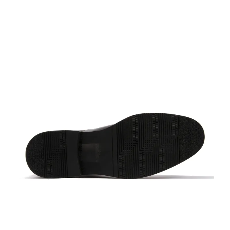 SEVEN Dress Shoes Men Low Top Black-4