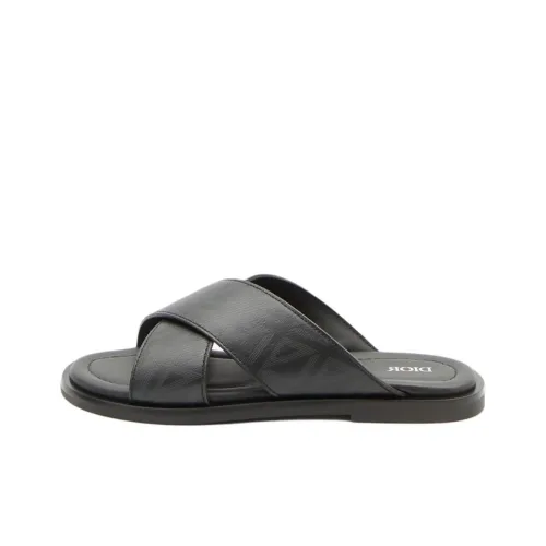 DIOR Slide Slippers Men's Black
