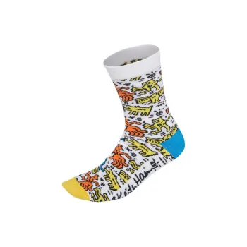 Adidas Neo x Keith Haring Mid Calf Socks Unisex 1 Pack Multicolor