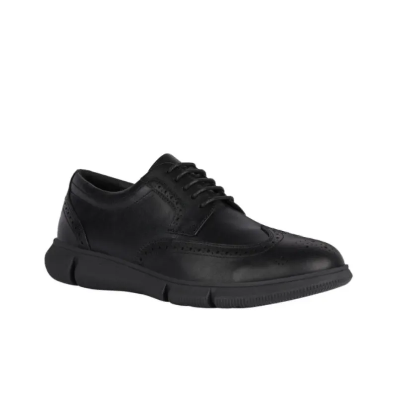 GEOX Slip Resistant Low Top Casual Shoes Men's Black-3