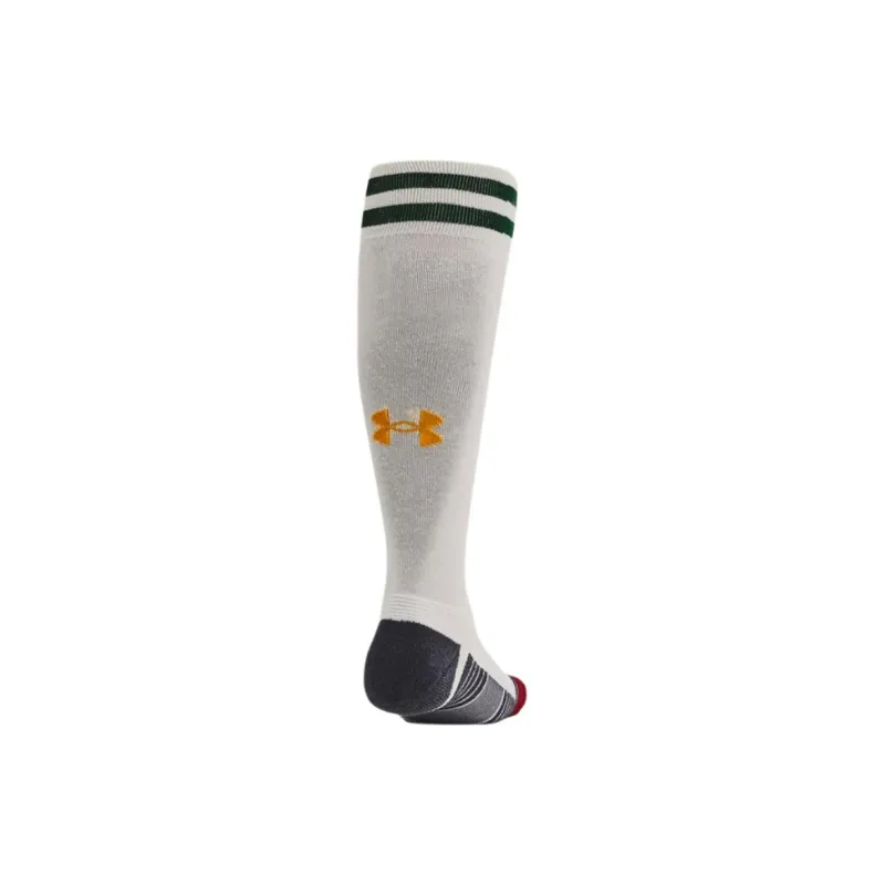 Under Armour Elite Straight Leg Knee-High Socks Unisex 1 Pack Gray White-1