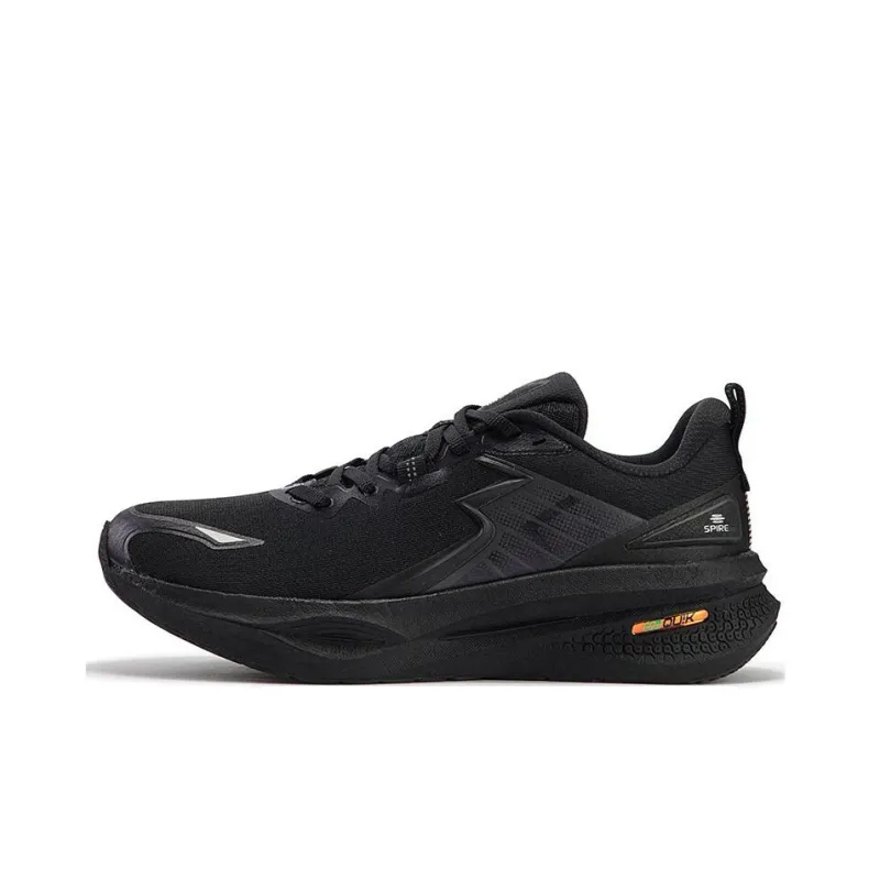 361° Float Anti Slip Wear Resistant Low Top Casual Running Shoes Men's Black-0
