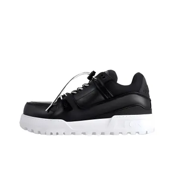LOUIS VUITTON Trainer Maxi Low-Top Casual Shoes Unisex Black