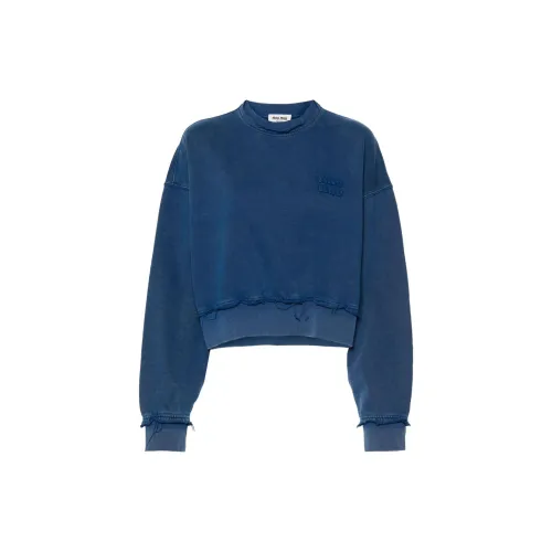 MIU MIU Sweatshirts Women's Blue