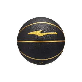 Erke Rubber Basketball Black Gold Size 5 Ball Training Unisex