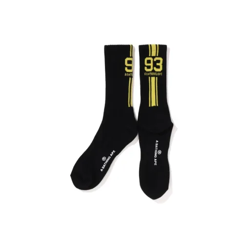 A BATHING APE Unisex Mid-Calf Socks