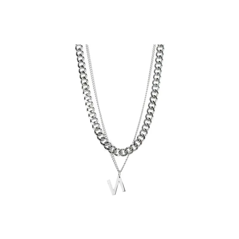 IOTS Silver Plated Necklaces Unisex-12