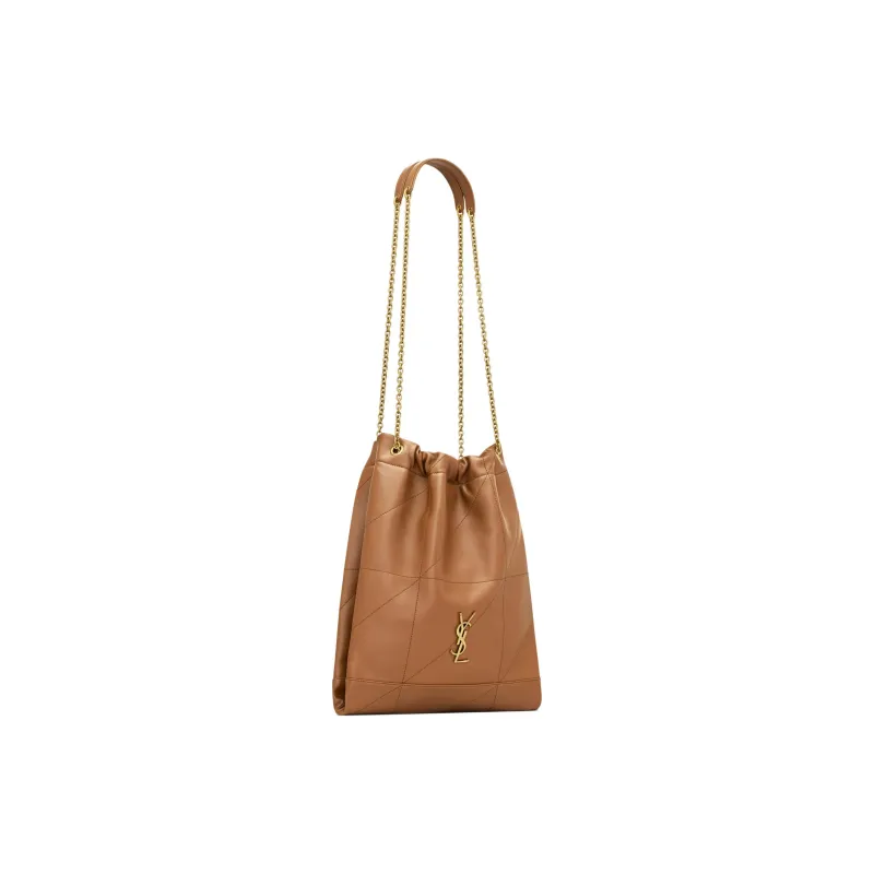 SAINT LAURENT Jamie Sheepskin Handbag, Shoulder Bag Women's Light Brown-2
