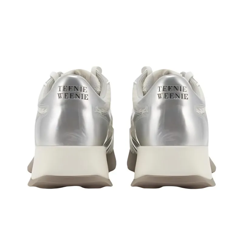 Teenie Weenie Breathable Low Top Casual Shoes Women's Beige Silver-5