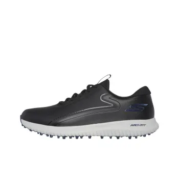 Skechers Go Golf Max 3 Anti Slip Wear Resistant Low Top Golf Shoes Men's Black Gray Color