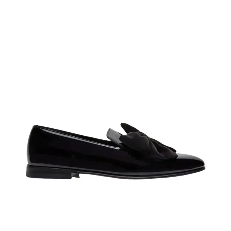 MANOLO BLAHNIK Janser Loafers Men's Black-1
