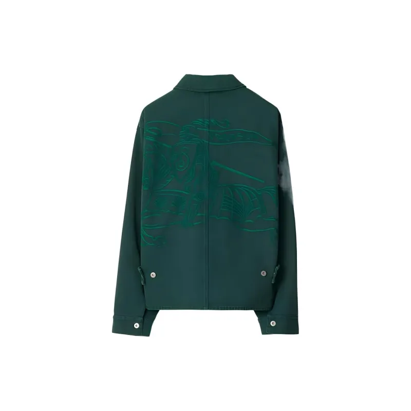 Burberry Embroidered Ekd Casual Overshirt-1