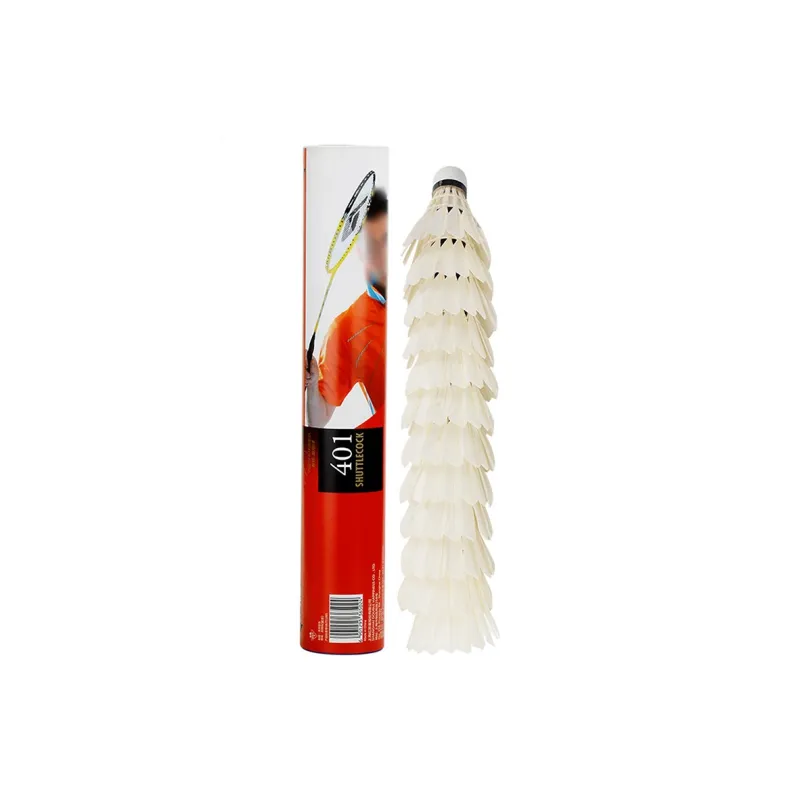 DHS 12 Pack Goose Feather Shuttlecocks-6