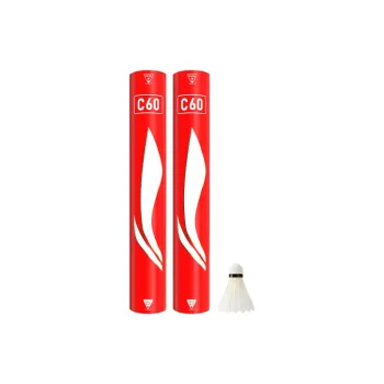 LiNing C60 Duck Feather Shuttlecock 12 Pack CiGu Duck Feather Match Ball Shuttlecocks