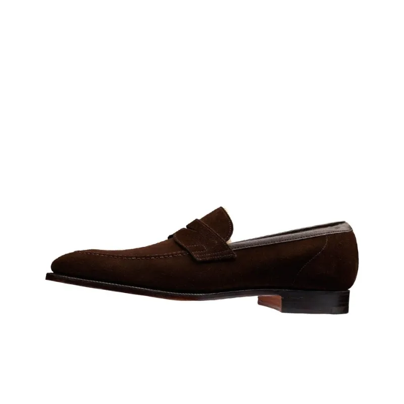 CROCKETT & JONES Teign Loafers Men's Dark Brown-0