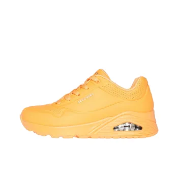 Skechers Uno Anti-Slip Wear-Resistant Low-Top Casual Shoes Women's Yellow