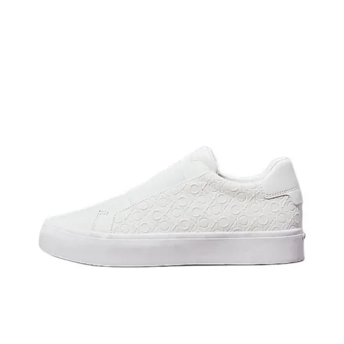 CALVIN KLEIN Low-Top Skateboard Shoes Women's White