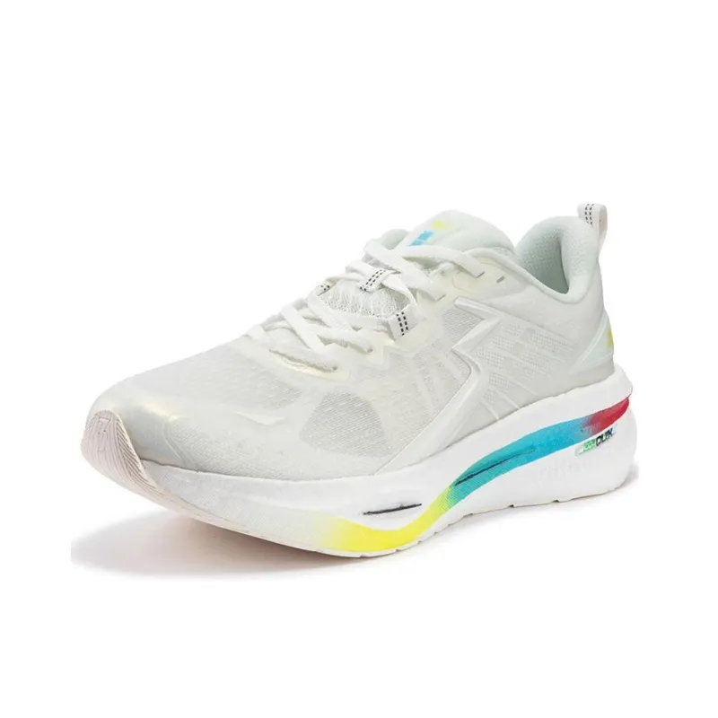 361° Float Anti-Slip Wear-Resistant Low-Top Casual Running Shoes Men's Feather White Treasure Vase Blue-1