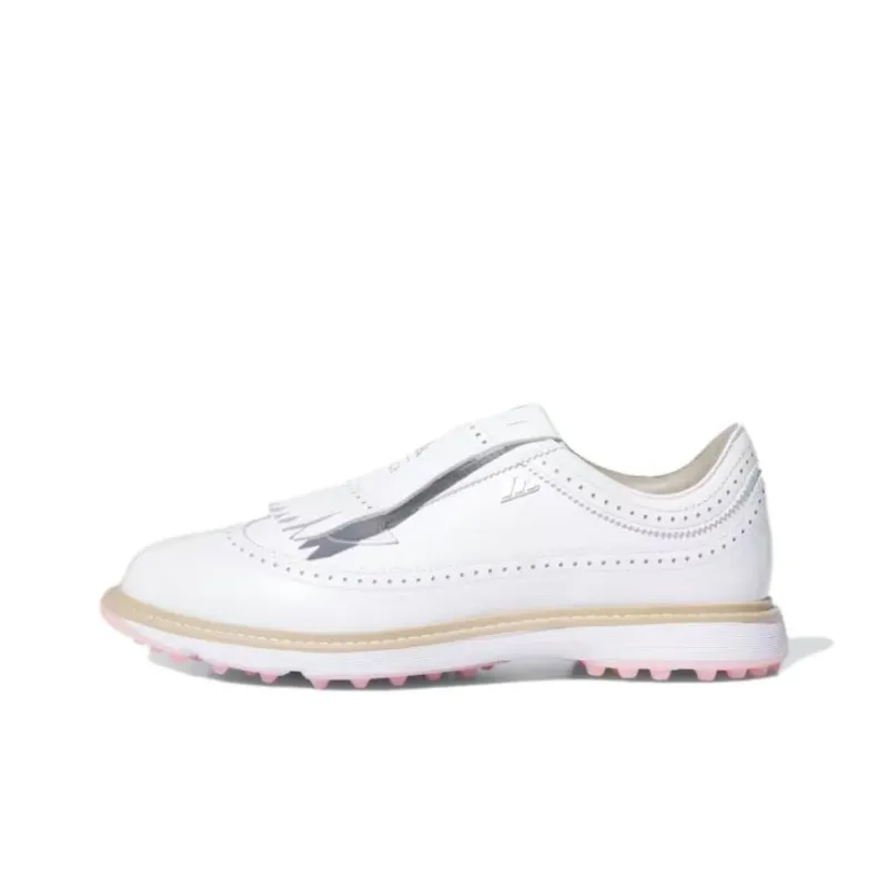 Adidas Anti Slip Wear Resistant Low Top Golf Shoes Unisex White-0