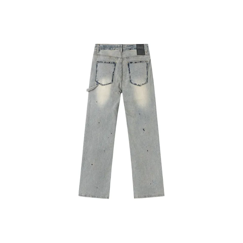 PILOTDRAGON P&D 24FW Jeans Unisex Yellow Mud-1