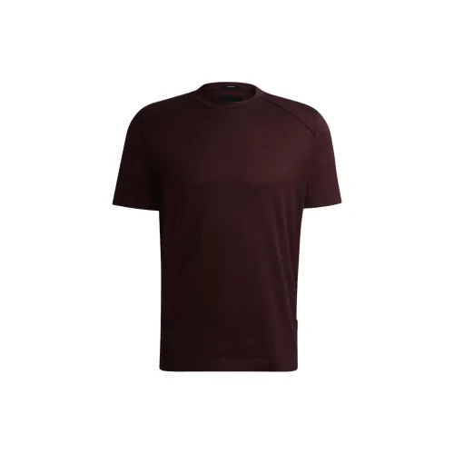 HUGO BOSS T-Shirts Men Burgundy