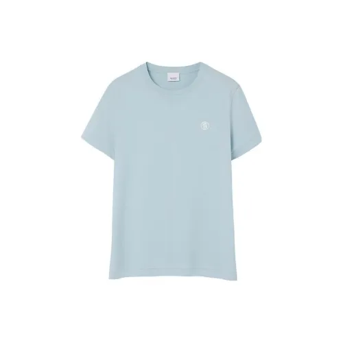 Burberry T-Shirts Men Duck Egg Blue