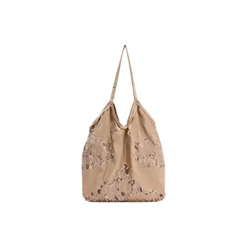 ZARA Polyester Tote Bag Shopping Bag Handbag Shoulder Bag Women's Pink
