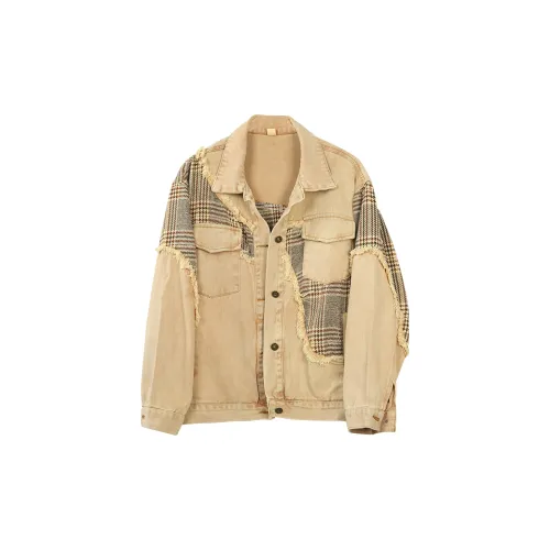 FWTW Denim Jackets Women's Khaki