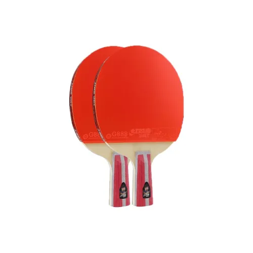 DHS Ping Pong Paddles Unisex Red