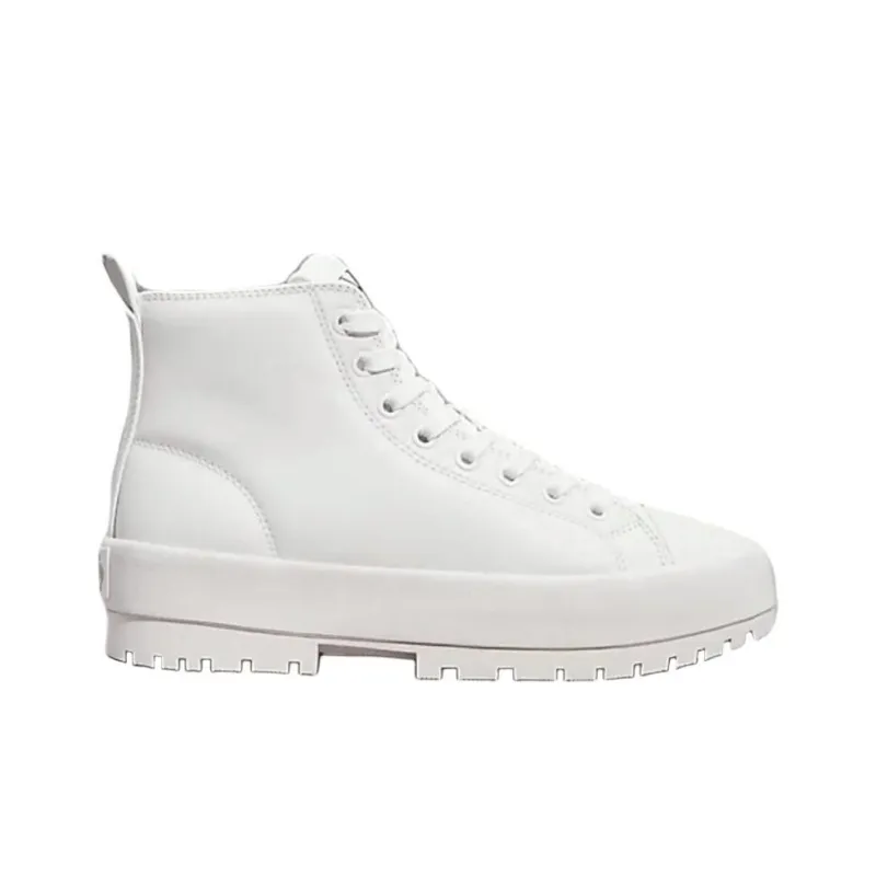 CKJ CALVIN KLEIN JEANS High Top Casual Shoes Women's White-1