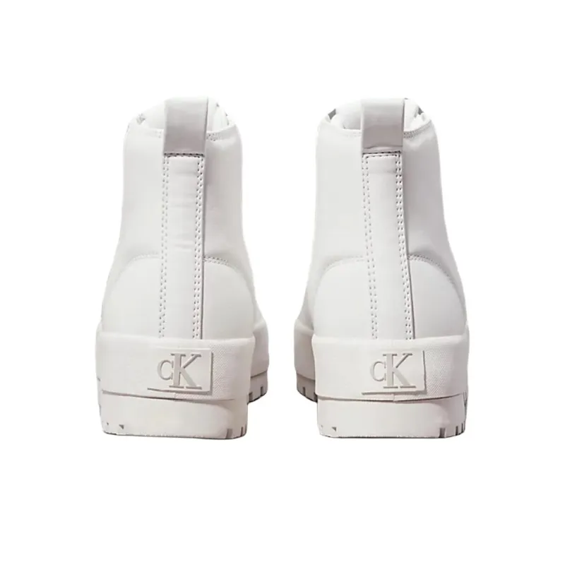 CKJ CALVIN KLEIN JEANS High Top Casual Shoes Women's White-4