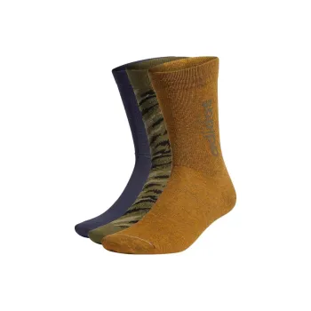Adidas Neo Mid Calf Socks Unisex 3 Pack Navy Blue/Green/Brown