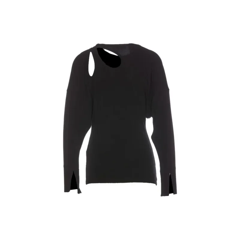 Victoria Beckham Twist detail Jersey T shirt-1