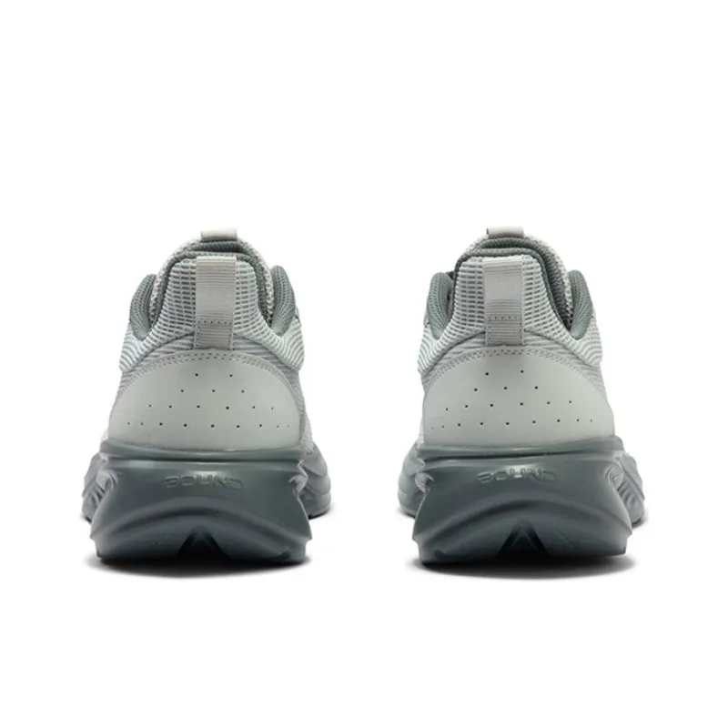 361° Abrasion Resistant, Breathable, Lightweight Low Top Casual Running Shoes Men's Gray-3