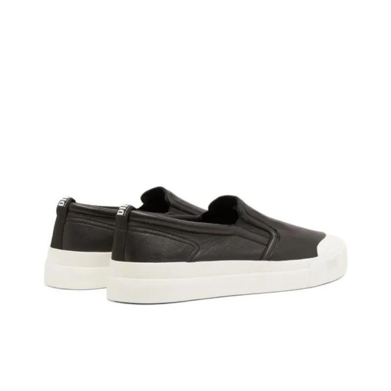 DIESEL S Athos Low Top Skateboard Shoes Men's Black-4