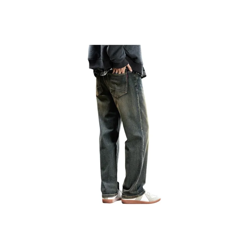 【dme】 Jeans Men's Mature Pu-Erh Blue-0