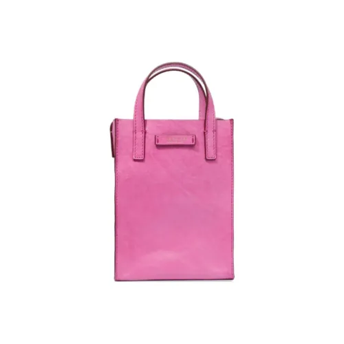 THE BRIDGE Leather Sheet Music Bag Shoulder Bag Crossbody Bag Handbag Women's Pink