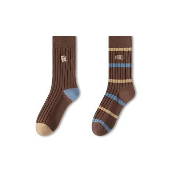 JIAZINI Mid-Calf Socks Women's Combo Set