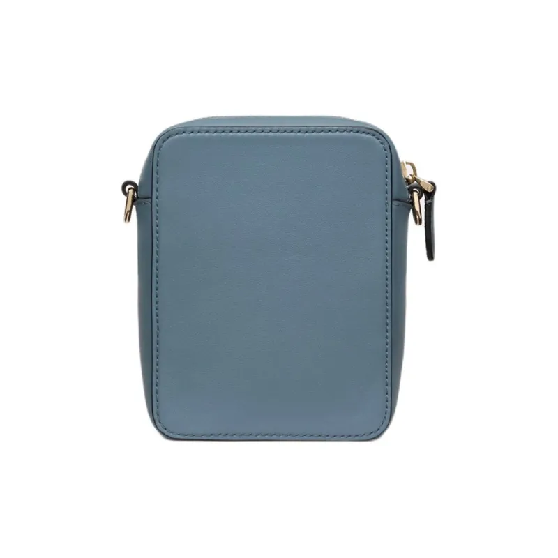 Valentino Locò Calfskin Crossbody Bag Shoulder Bag Small Size Men's Haze Blue-2
