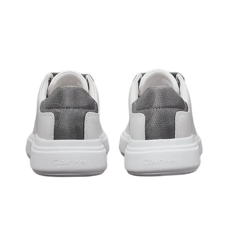 CALVIN KLEIN Low Top Skateboard Shoes Women's White-4