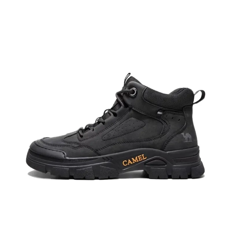 CAMEL Anti-Slip Wear-Resistant Mid-Top Trekking Shoes Men's-5