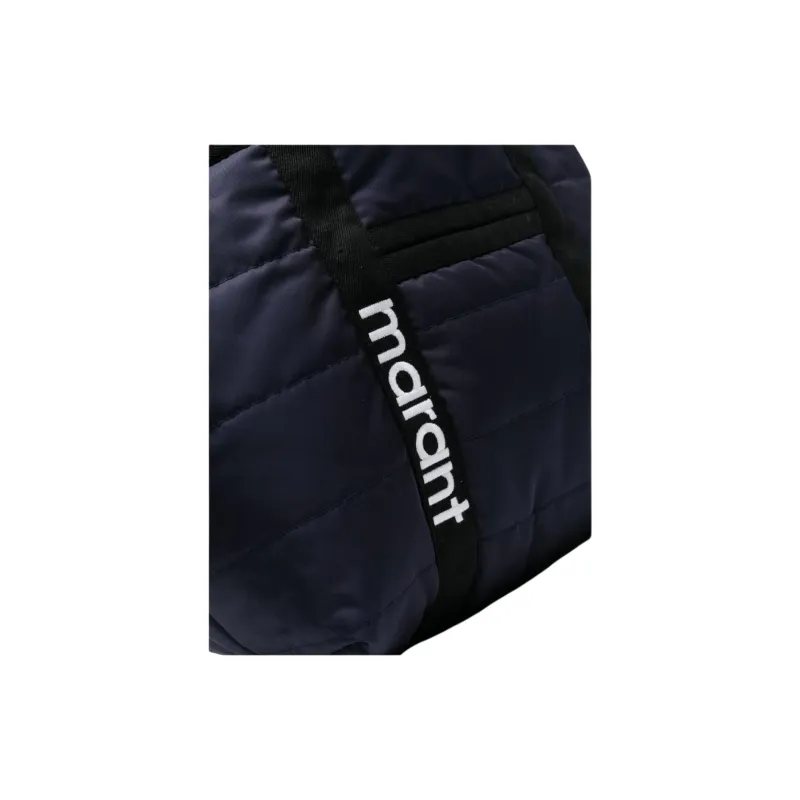 ISABEL MARANT Darwen Fabric Tote Bag, Shopping Bag, Shoulder Bag, Handbag Women's Midnight Blue & Black-2