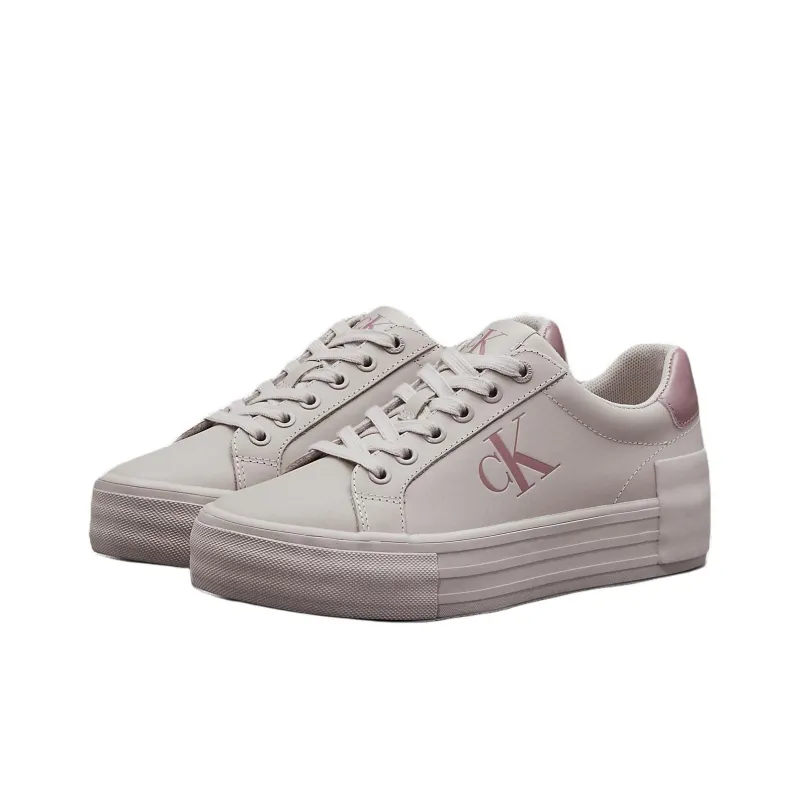 CKJ CALVIN KLEIN JEANS Low-Top Skateboard Shoes Women's Pink-2