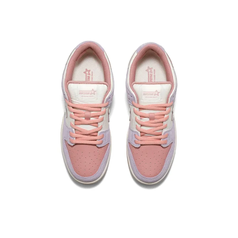 RIPSTAR SKBD Low Maxes Gradual Pink Anti Slip Wear Resistant Low Top Skateboard Shoes Unisex Pink Purple-3