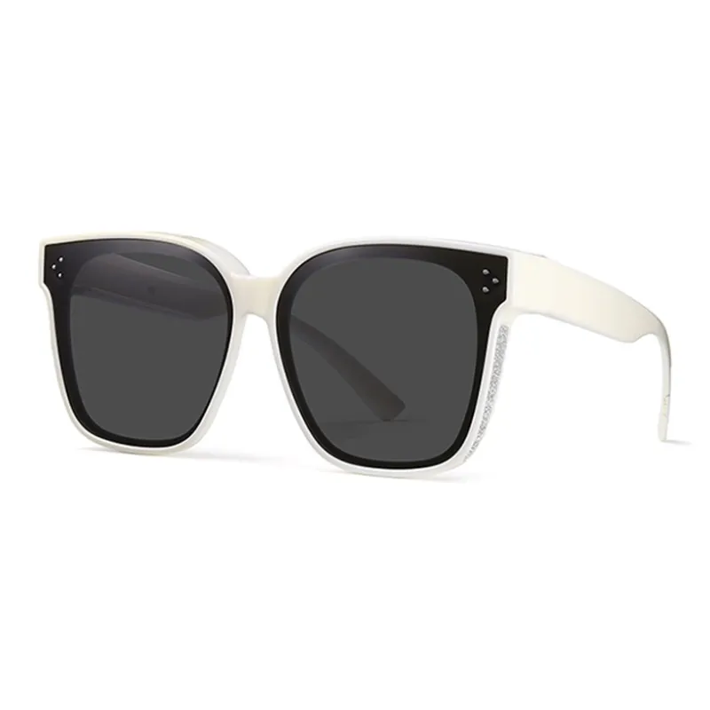 Sha Lehua TR/Memory Plastic Square Sunglasses Unisex-1